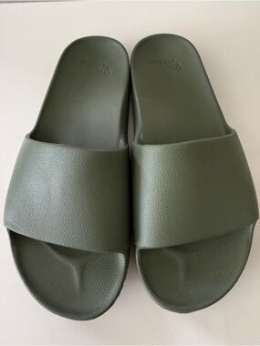 ARCHIES Arch Support Slides Sandals Women's Size 9 / Mens 8 - Green